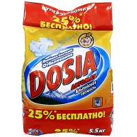 Стиральный порошок "Dosia", альпийская свежесть, 5,5 кг артикул 13186c.